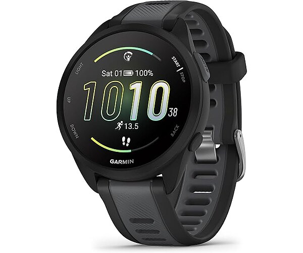 Garmin Forerunner 165, Running Smartwatch, 43mm, Black