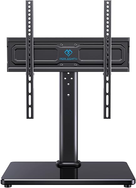 PERLESMITH Universal Swivel TV Stand Base for 24-60 inch TVs up to 99lbs