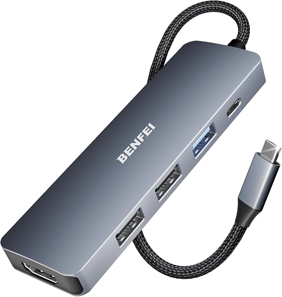 BENFEI USB C Hub 5-in-1 with 4K HDMI