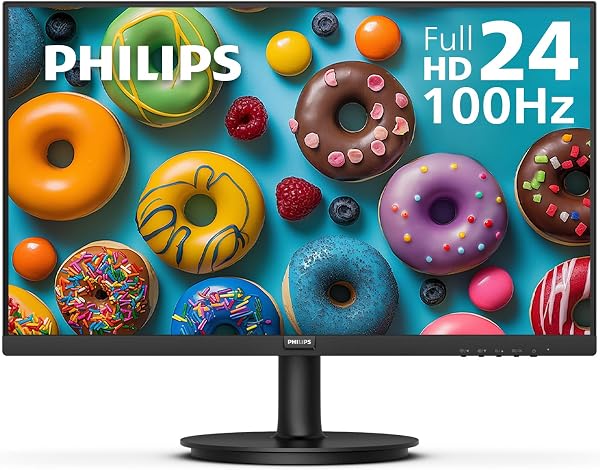 Philips 24 Inch Computer Monitor FHD 100Hz VA VESA...