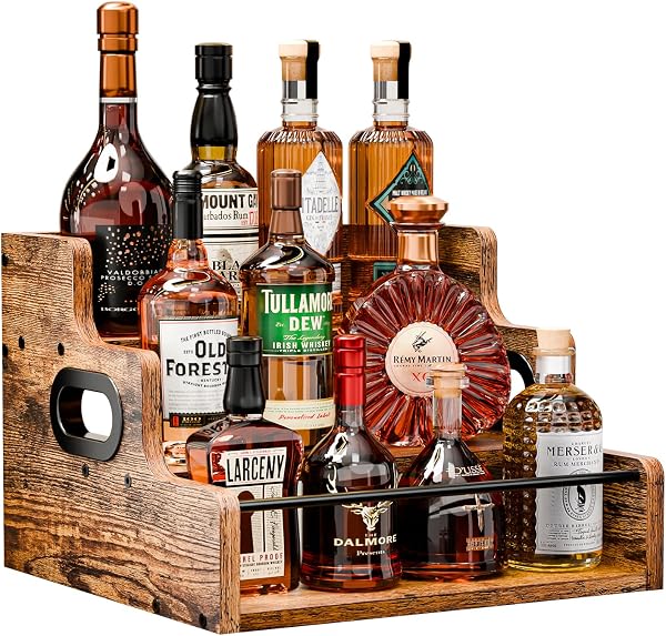 KLM Liquor Bottle Display Shelf