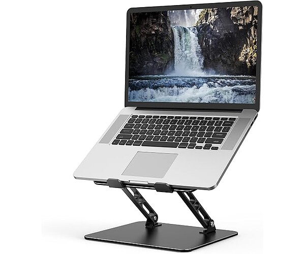 Gogoonike Adjustable Laptop Stand for Desk, Metal Laptop Riser