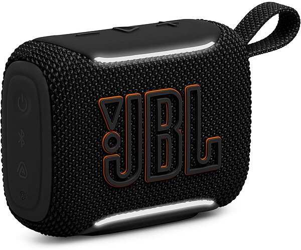 JBL Go 5 Portable Bluetooth Speaker, Waterproof and Dustproof - Black | Dustproof Drop-Proof With up to 10 Hr Battery, Stereo Pairing, App Control For Pool, Beach, Outdoor Listening
