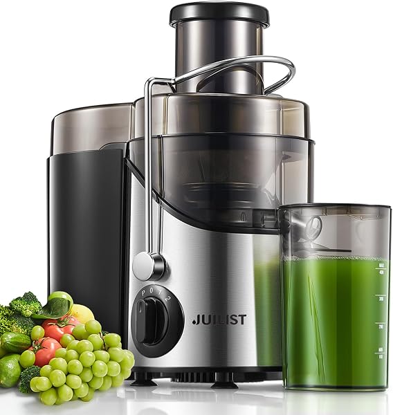 Juilist Juicer Machines 3" Wide Mouth Max 800W 3-Speed...