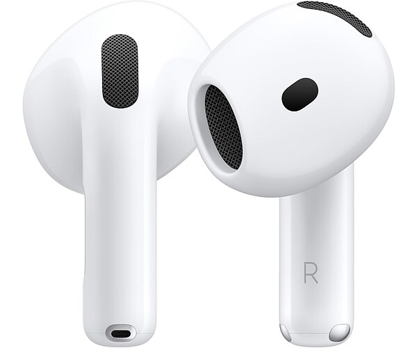 Apple AirPods 4 Wireless Earbuds | Bluetooth Headphones, Personalized Spatial Audio, Sweat & Water Resistant, USB-C Charging Case, H2 Chip