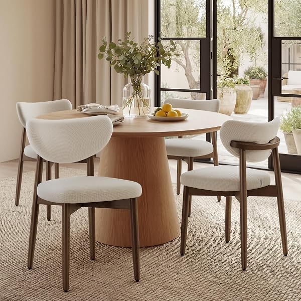 VASAGLE Wooden Dining Chairs Set of 4