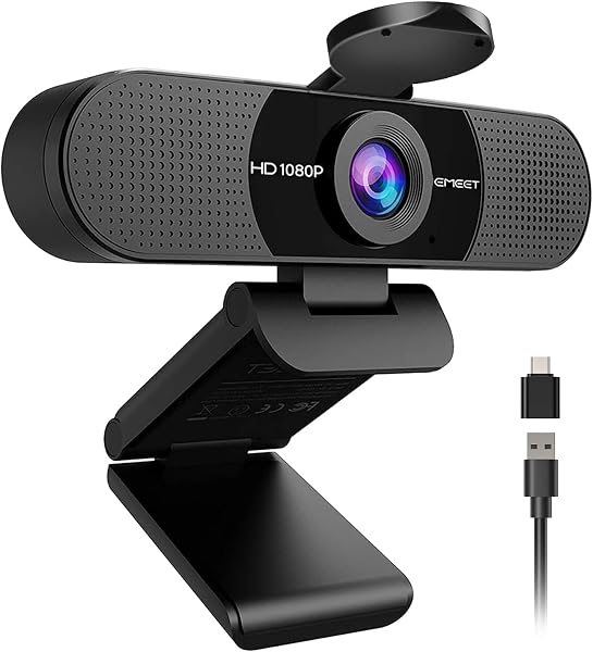 EMEET C960 1080P Webcam with Microphone