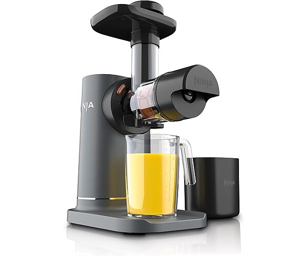 Ninja NeverClog Cold Press Juicer, 24oz Jug, Charcoal, JC151