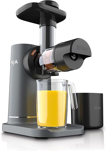 Ninja NeverClog Cold Press Juicer, 24oz Jug, Charcoal, JC151