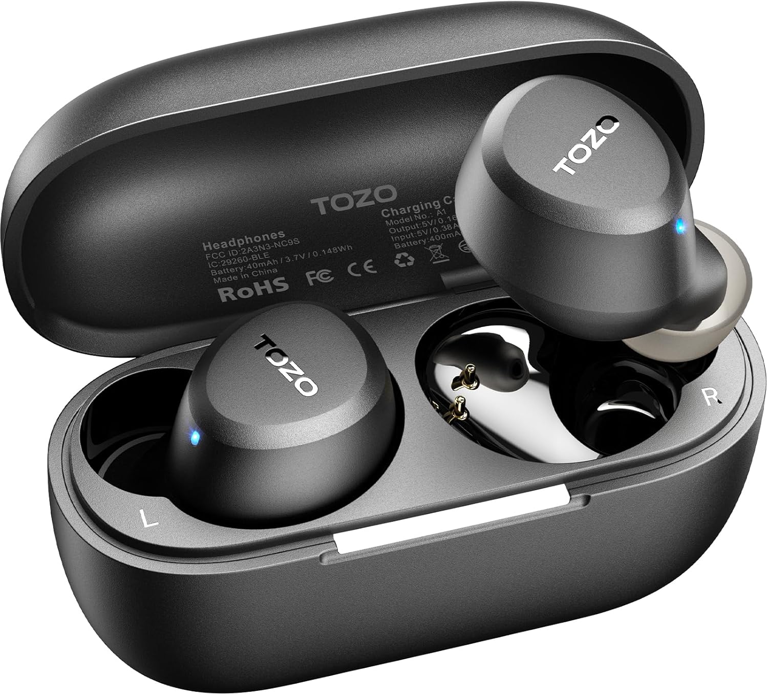 TOZO A1 Wireless Earbuds Bluetooth 5.3 Light Weight in Ear...