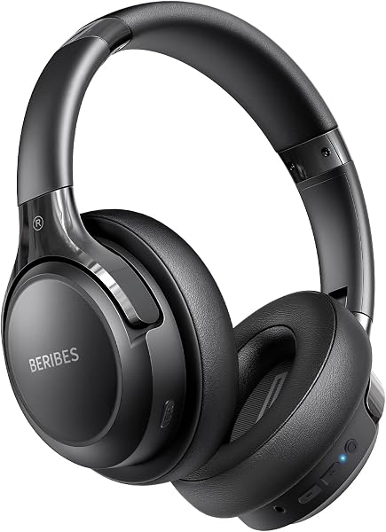 BERIBES Bluetooth Headphones Over Ear Wireless HiFi Stereo...