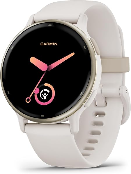 Garmin vivoactive 5, Health and Fitness GPS Smartwatch, 42mm, Ivory
